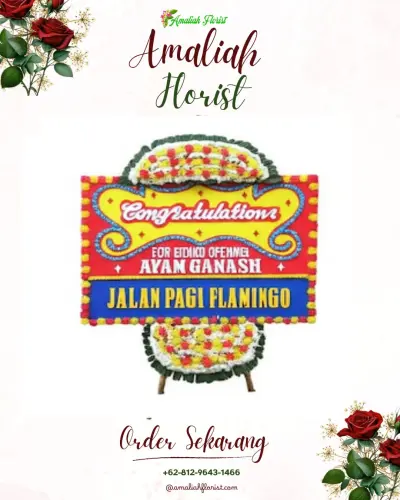 Bunga Papan Congratulation di Kuto Batu